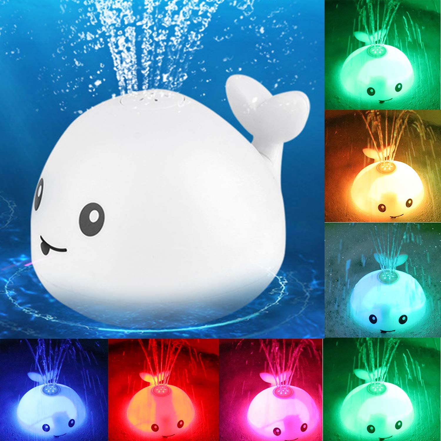 Baby Electric Induction Whale Spray Toy