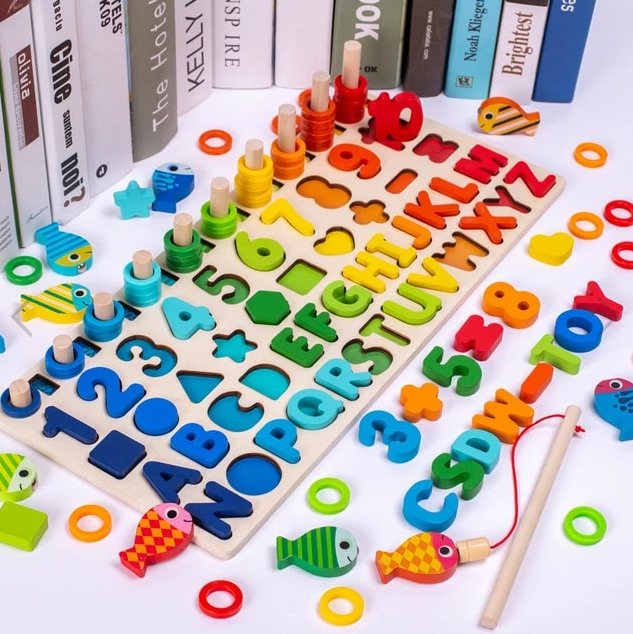 Children 3D Alphabet Number Educational Toy