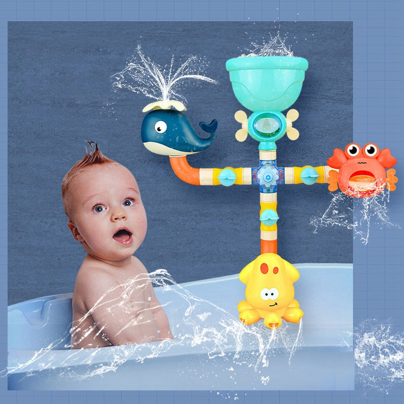 Baby Bath Octopus Crab Model Toy