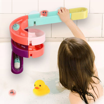 Kids Suction Cup Marble Race Bath Toy