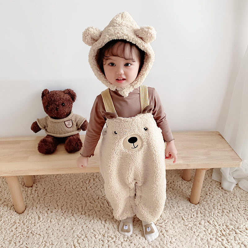 Baby Bear Suspenders Jumpsuit